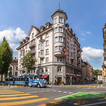 Hotel Drei Koenige Luzern Buitenkant foto