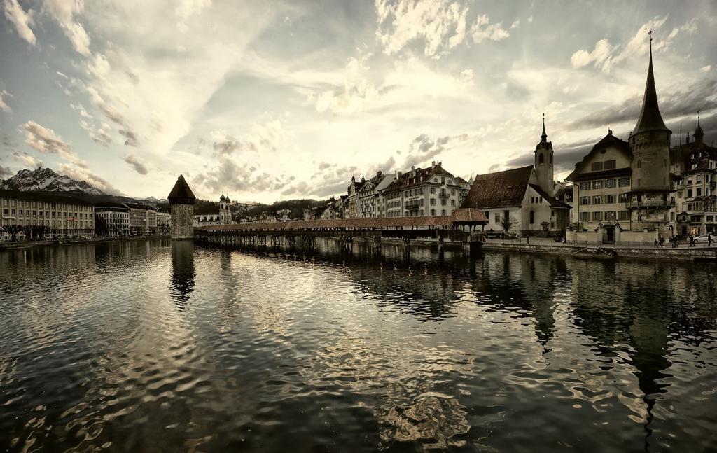 Hotel Drei Koenige Luzern Buitenkant foto