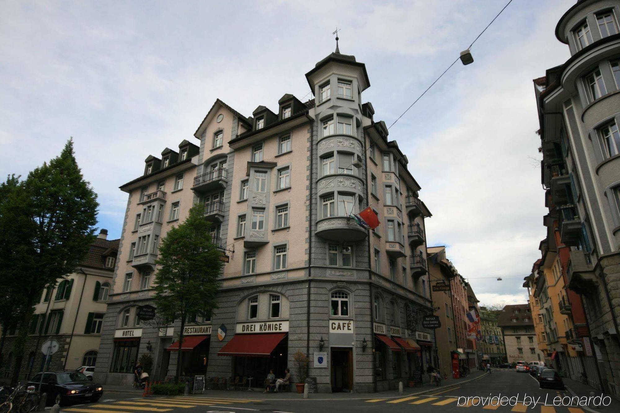 Hotel Drei Koenige Luzern Buitenkant foto