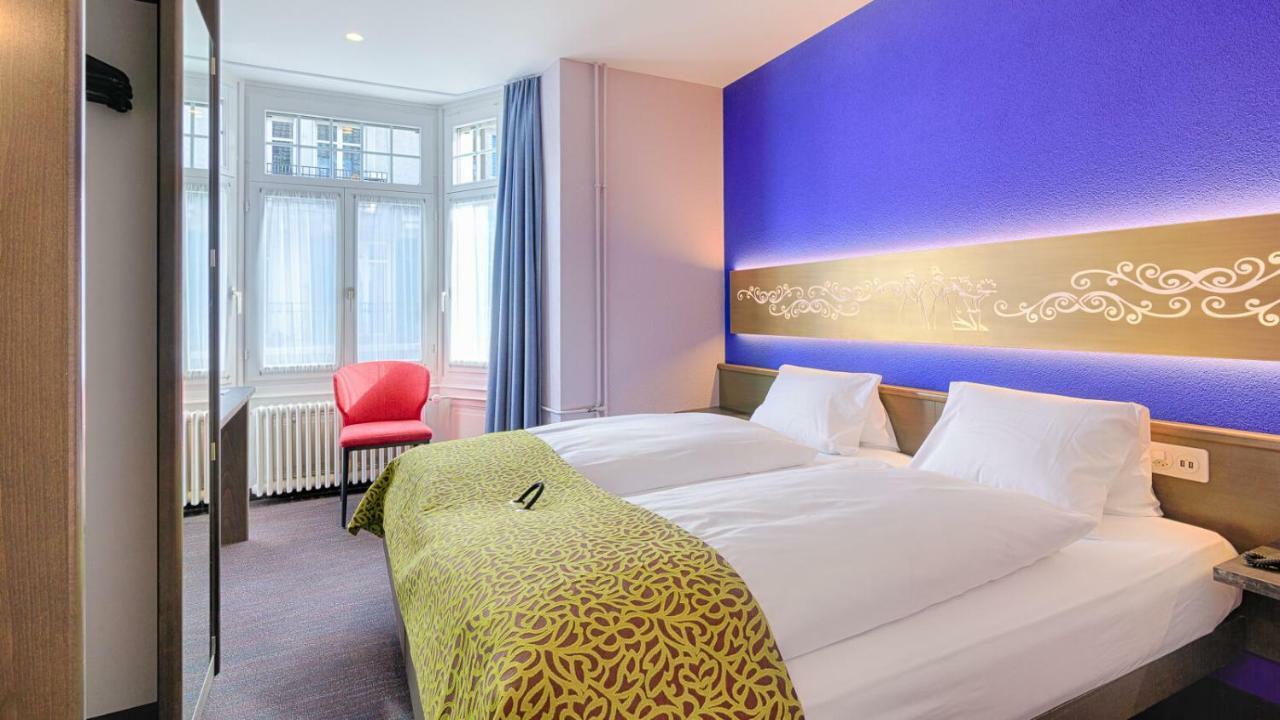 Hotel Drei Koenige Luzern Buitenkant foto