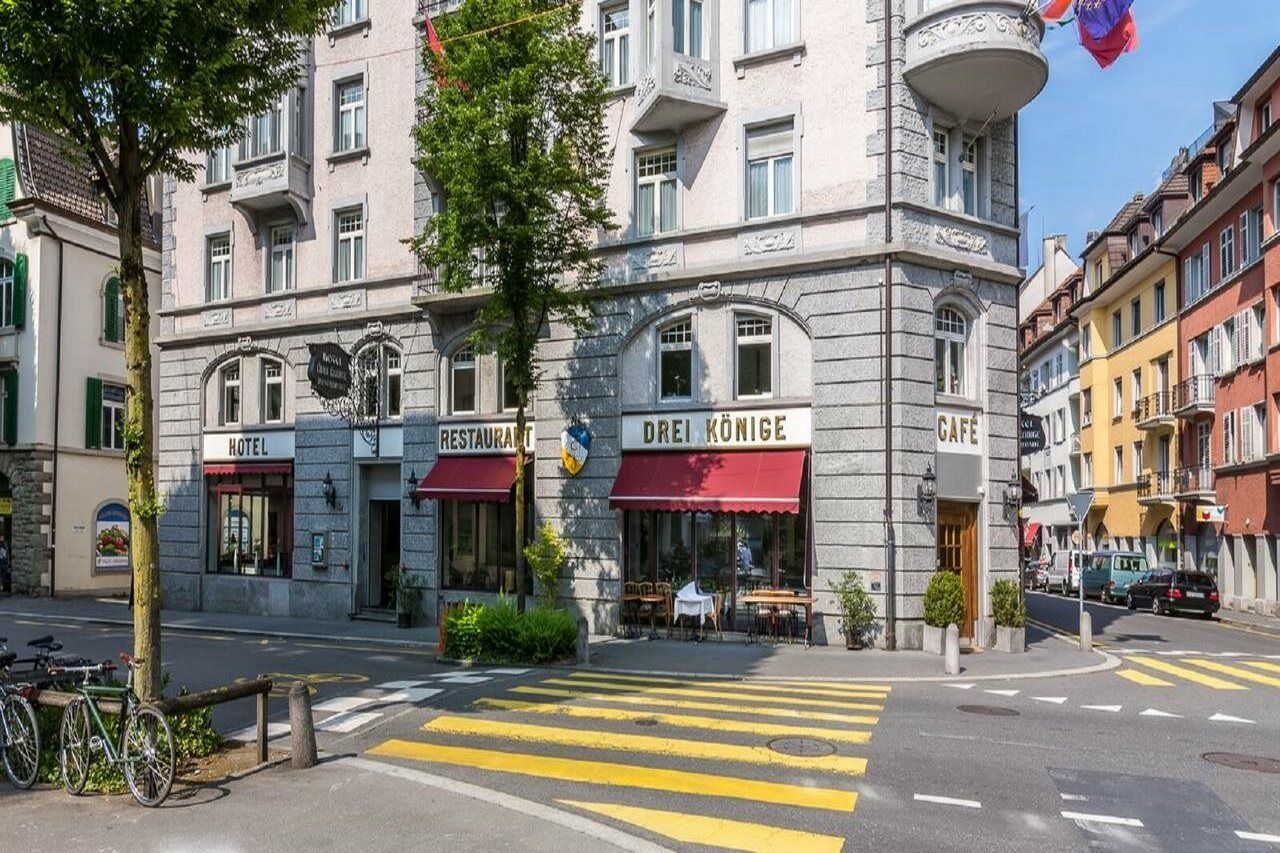 Hotel Drei Koenige Luzern Buitenkant foto