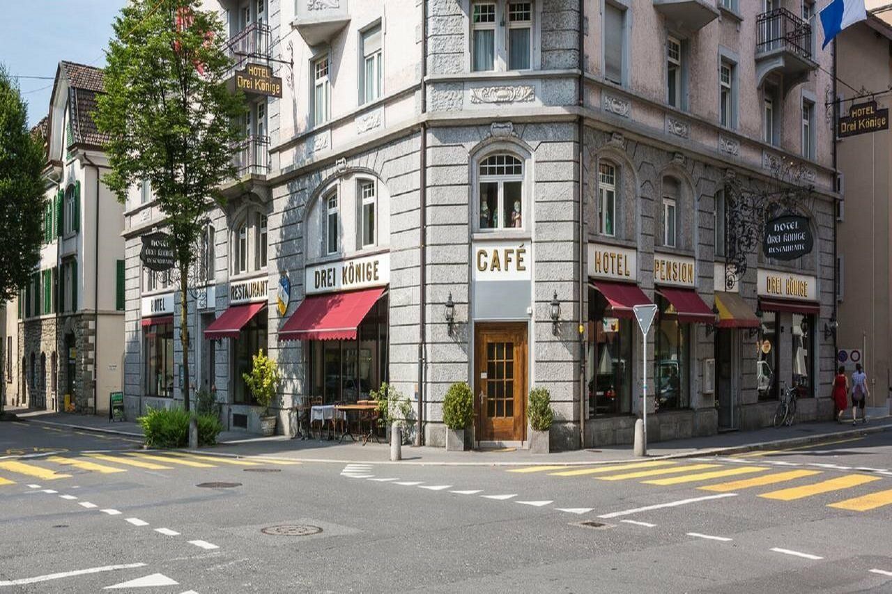 Hotel Drei Koenige Luzern Buitenkant foto